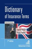 Okładka książki Dictionary of Insurance Terms Angielsko-polski i polsko-angielski słownik terminologii ubezpieczeniowej