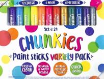 Opakowanie Farba w Kredce 24 szt. Chunkies Paint Sticks