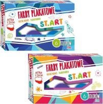 Opakowanie Farby plakatowe St ART 20ml.6 kolorów
