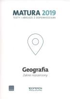 Okładka książki Geografia Matura 2019 Testy i arkusze Zakres rozszerzony