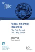 Okładka książki Global Financial Reporting