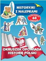 Okładka książki Historyjki z nalepkami. Okruszek opow. historię,,,