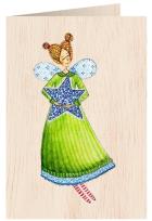 Opakowanie Karnet drewniany C6 + koperta Wróżka