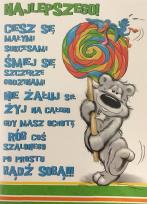 Opakowanie Karnet Happy B6 + koperta wzór nr 24 (opakowanie 4 sztuki)