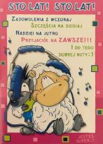 Opakowanie Karnet Smile B6 + koperta wzór nr 03 (opakowanie 4 sztuki)