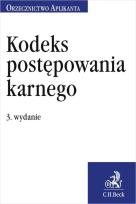 Okładka książki Kodeks postępowania karnego Orzecznictwo Aplikanta