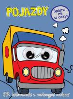 Okładka książki Kolorowanka z oczkami. Pojazdy