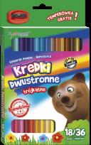 Okładka książki Kredki 18/36 kol.18 cm. pudełko+temperówka standard