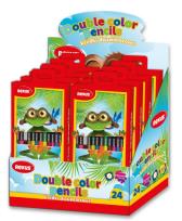 Okładka książki Kredki dwukolorowe 12szt/24 kolory