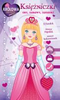 Okładka książki Księżniczki Gry zabawy zagadki Zestaw kreatywny z kredkami