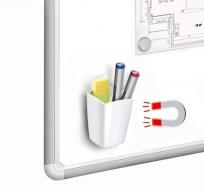 Opakowanie Kubek magnetyczny na biurko pro gloss biały 95x75x75mm