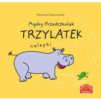 Okładka książki MĄDRY PRZEDSZKOLAK. TRZYLATEK. KSIĄŻECZKA Z NALEPKAMI