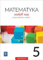 Okładka książki Matematyka   SP KL. 5. Ćwiczenia część 1. Matematyka wokół nas