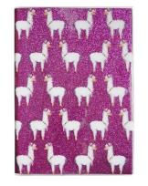 Okładka książki Notatnik A5 80kartek z brokatową okładką