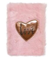 Okładka książki Notatnik A5 80kartek z pluszową okładką