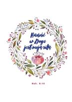 Opakowanie Notatnik A5 Radość w Bogu jest moją siłą