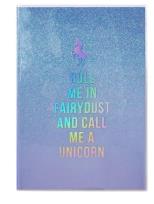 Opakowanie Notes A5/80K brokatowy Call me a unicorn