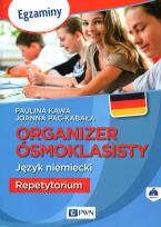 Okładka książki Organizer ósmoklasisty Język niemiecki Repetytorium
