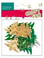 Opakowanie Ozdoba dekoracyjna choinka materiał 15el