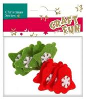 Opakowanie Ozdoba dekoracyjna filc dzwonki 10el