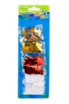 Opakowanie Ozdoba dekoracyjna metaliczna ślub 5gr/6el