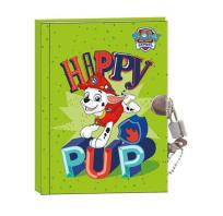 Okładka książki Pamiętnik z kłódką Psi Patrol Marshall