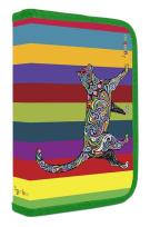 Opakowanie Piórnik szkolny GIMBOO Vip Art Cat z wyposażeniem, 1 komora, 2 przekładki, mix kolorów