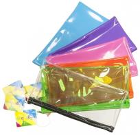 Opakowanie Piórnik-saszetka GIMBOO PVC 12 sztuk mix kolorów