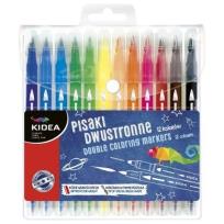 Opakowanie Pisaki dwustronne Abrush 12 kolorów Kidea