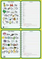 Opakowanie Podkładka na biurko. Alfabet polski (10szt)