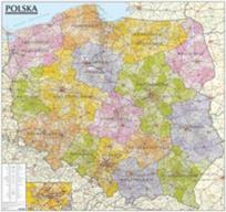 Opakowanie Polska mapa administracyjno-samochodowa 1:570 000 listwa