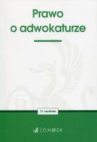 Okładka książki Prawo o adwokaturze