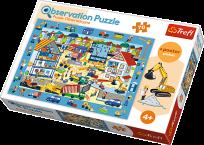 Opakowanie Puzzle 70 ''Obserwacyjne'' Odwiedzamy plac bud.TREFL