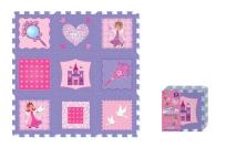 Opakowanie Puzzle piankowe 9 elementów Księżniczki