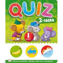 Okładka książki Quiz 2 latka cz.1