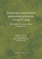 Opakowanie Środowiska uczestnictwa społecznego jednostek, kategorii i grup