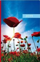 Opakowanie Terminarz 2019 Kolor tygodniowy - maki