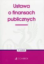 Okładka książki Ustawa o finansach publicznych