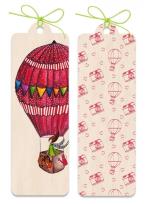 Opakowanie Zakładka drewniana Balon