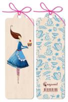 Okładka książki Zakładka drewniana Kobieta z ciastem