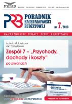 Okładka książki Zespół 7 - Przychody,dochody i koszty po zmianach
