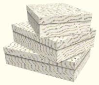 Opakowanie Zestaw pudełek ozdobnych Musica (3 sztuki)