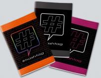 Opakowanie Zeszyt A4 w kratkę 40 kartek Hashtag