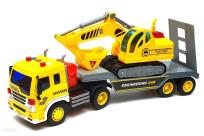 Opakowanie Auto laweta z koparką