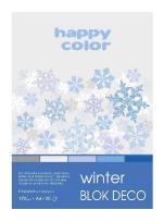 Opakowanie Blok A5/20K Deco Winter 170g HAPPY COLOR