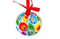 Opakowanie Bombka - łowicka biała FOLKSTAR