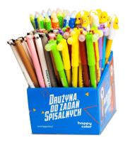 Opakowanie Długopis usuwalny niebieski (96szt) HAPPY COLOR