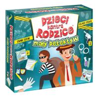 Opakowanie GRA MAŁY DETEKTYW DZIECI KONTRA RODZICE