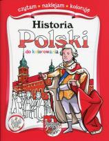 Okładka książki Historia Polski do kolorowania