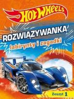 Okładka książki Hot Wheels Rozwiązywanka. Labirynty i zagadki cz.1